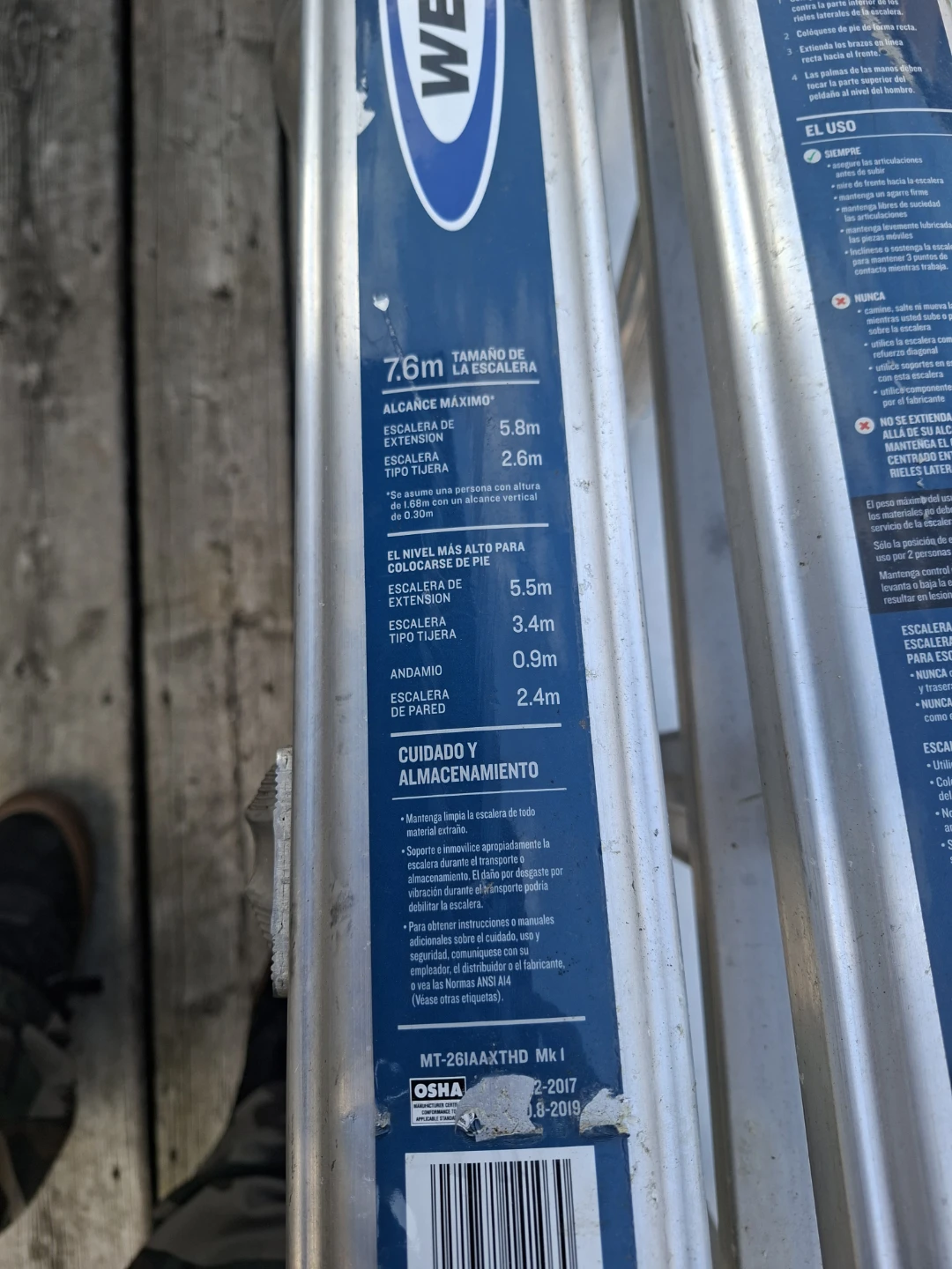 Werner Multi-Position Pro Ladder 7.6m - photo 2