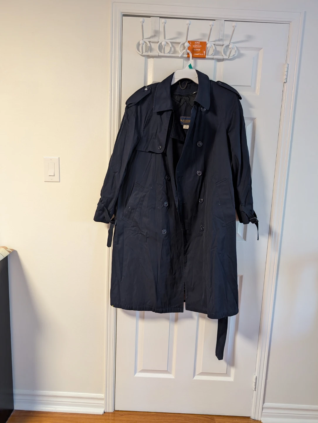Wm. H. Leishman Navy Trench Coat - photo 2