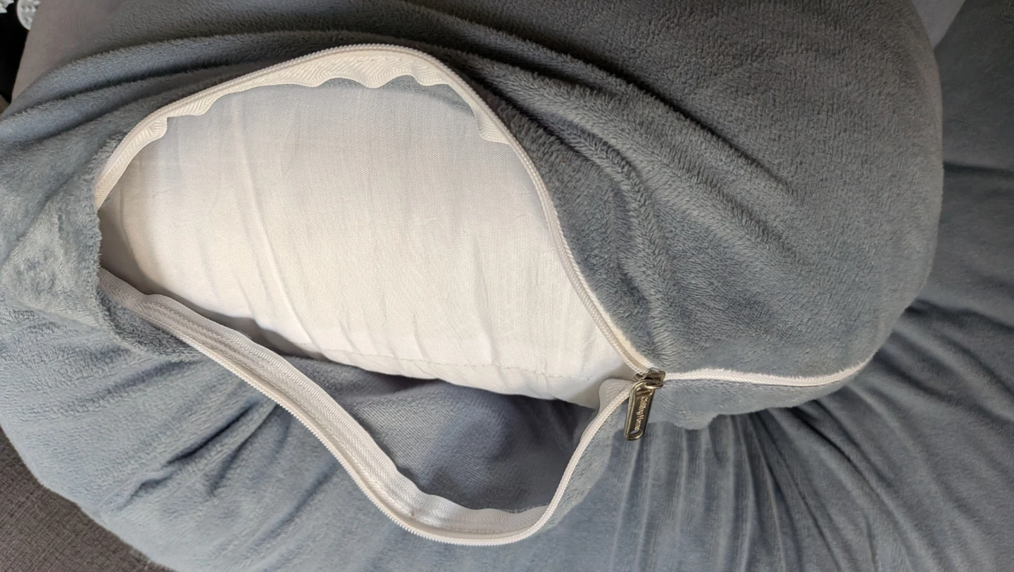 U-Shaped Full Body Pillow - Grey - photo 4