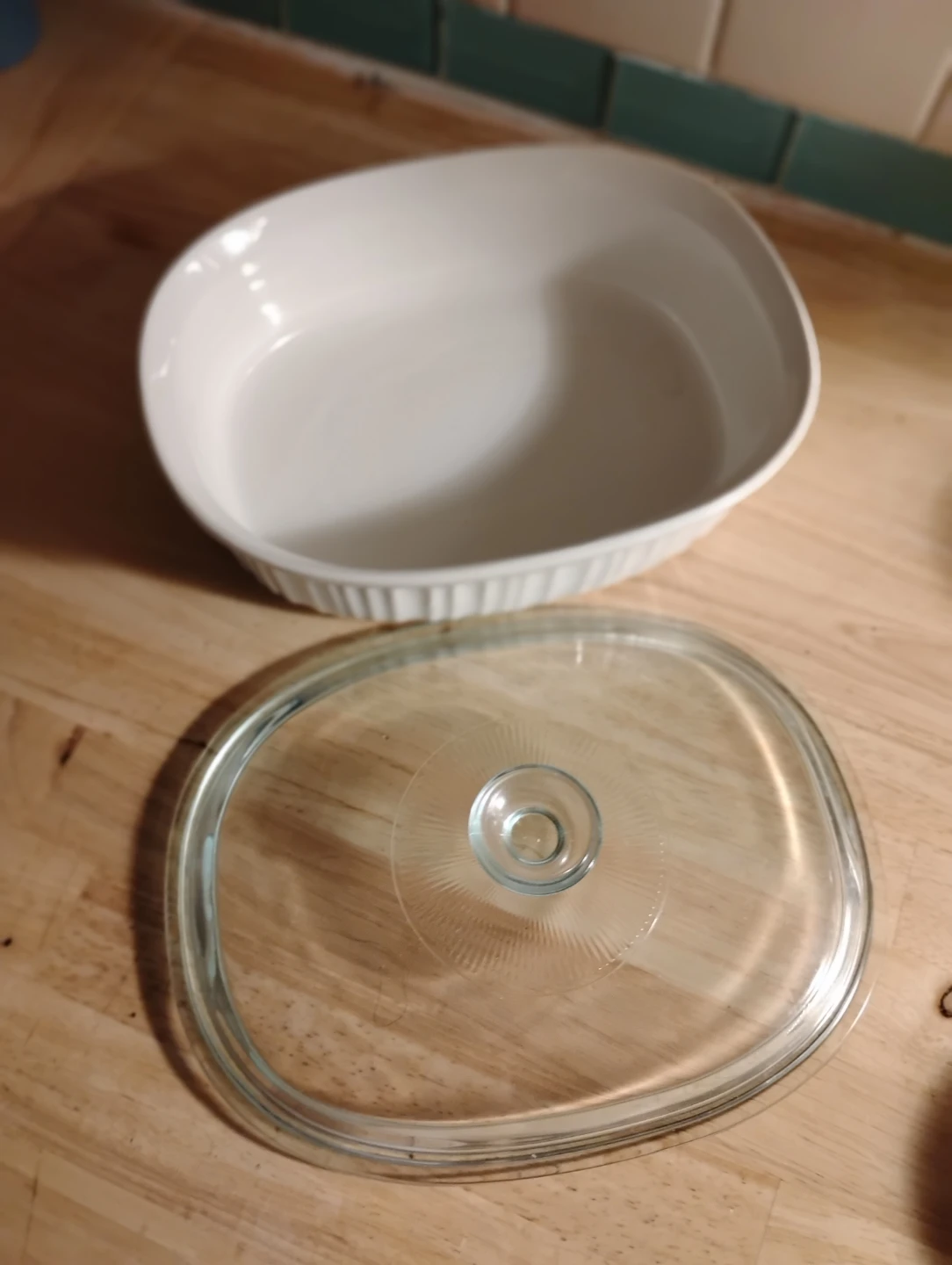 CorningWare French White Stoneware Dish - photo 3