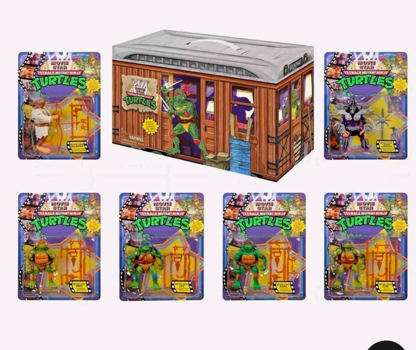 Teenage Mutant Ninja Turtles Movie Star 6-Figure Set
