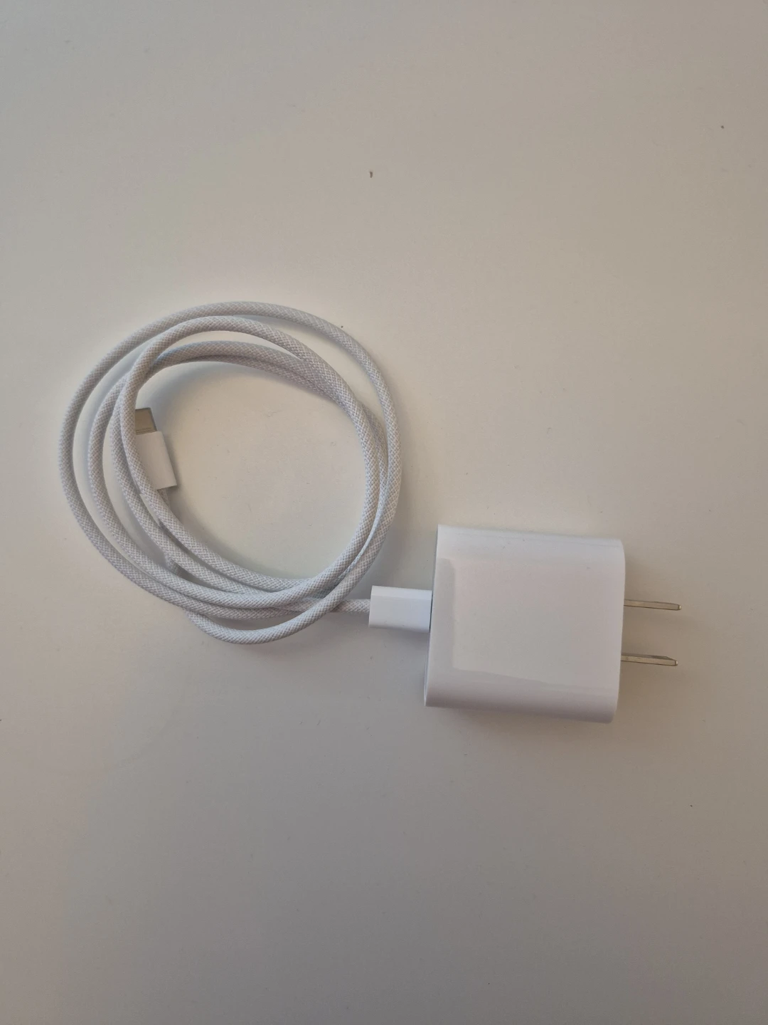Apple USB-C 20W Power Adapter + Braided Cable Combo