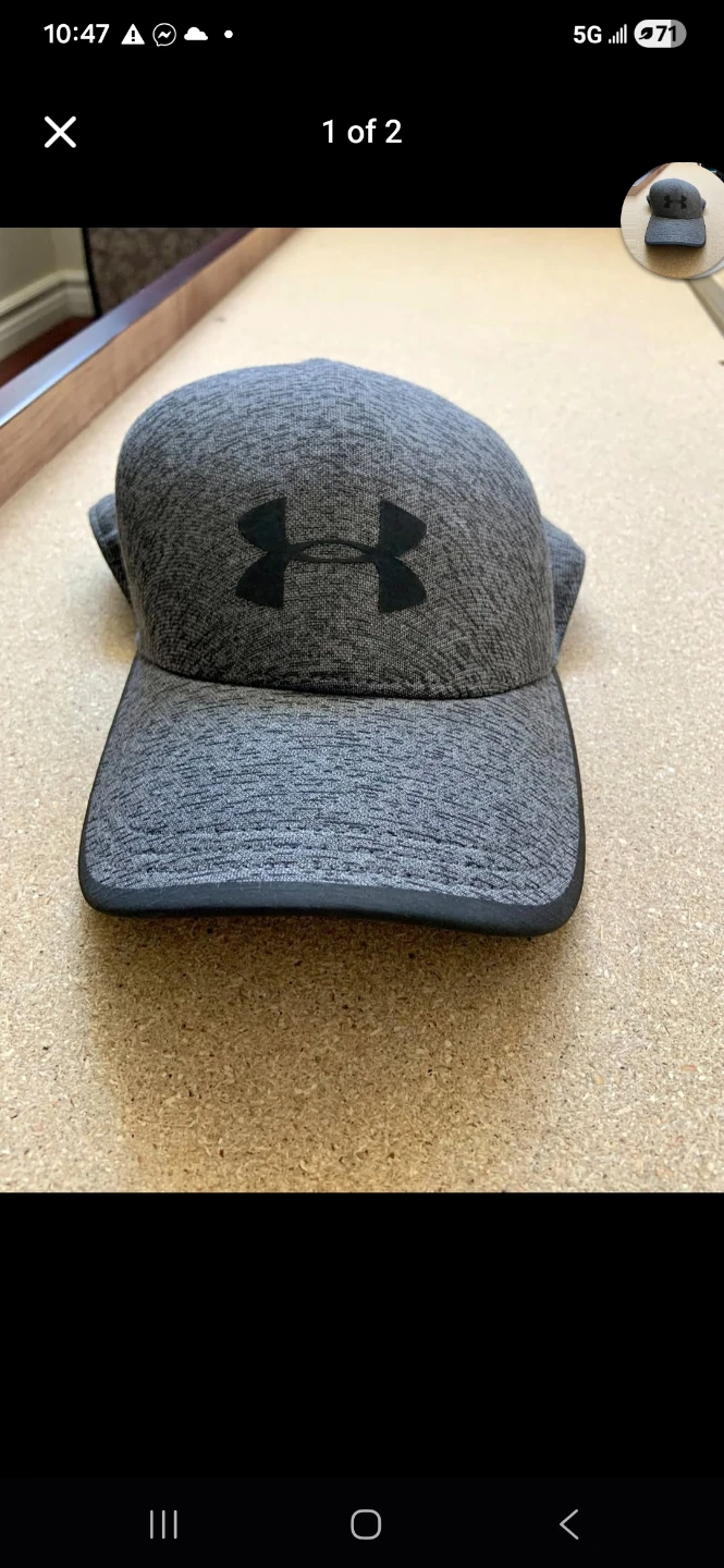 Under Armour Grey Baseball Cap