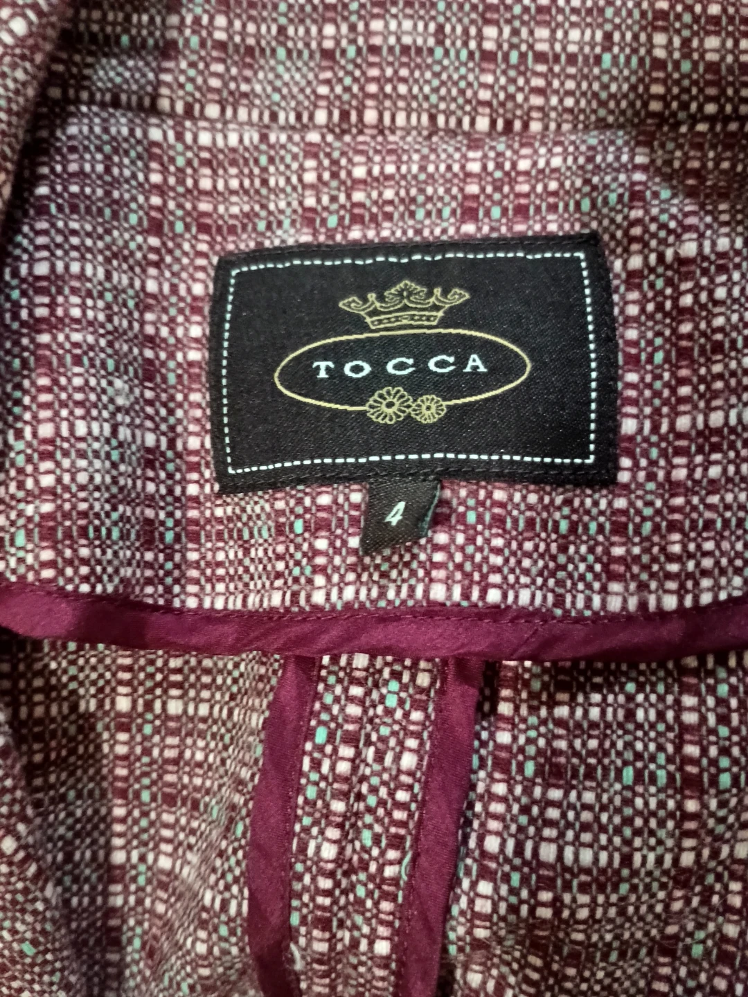 Tocca Textured Cropped Blazer - photo 3