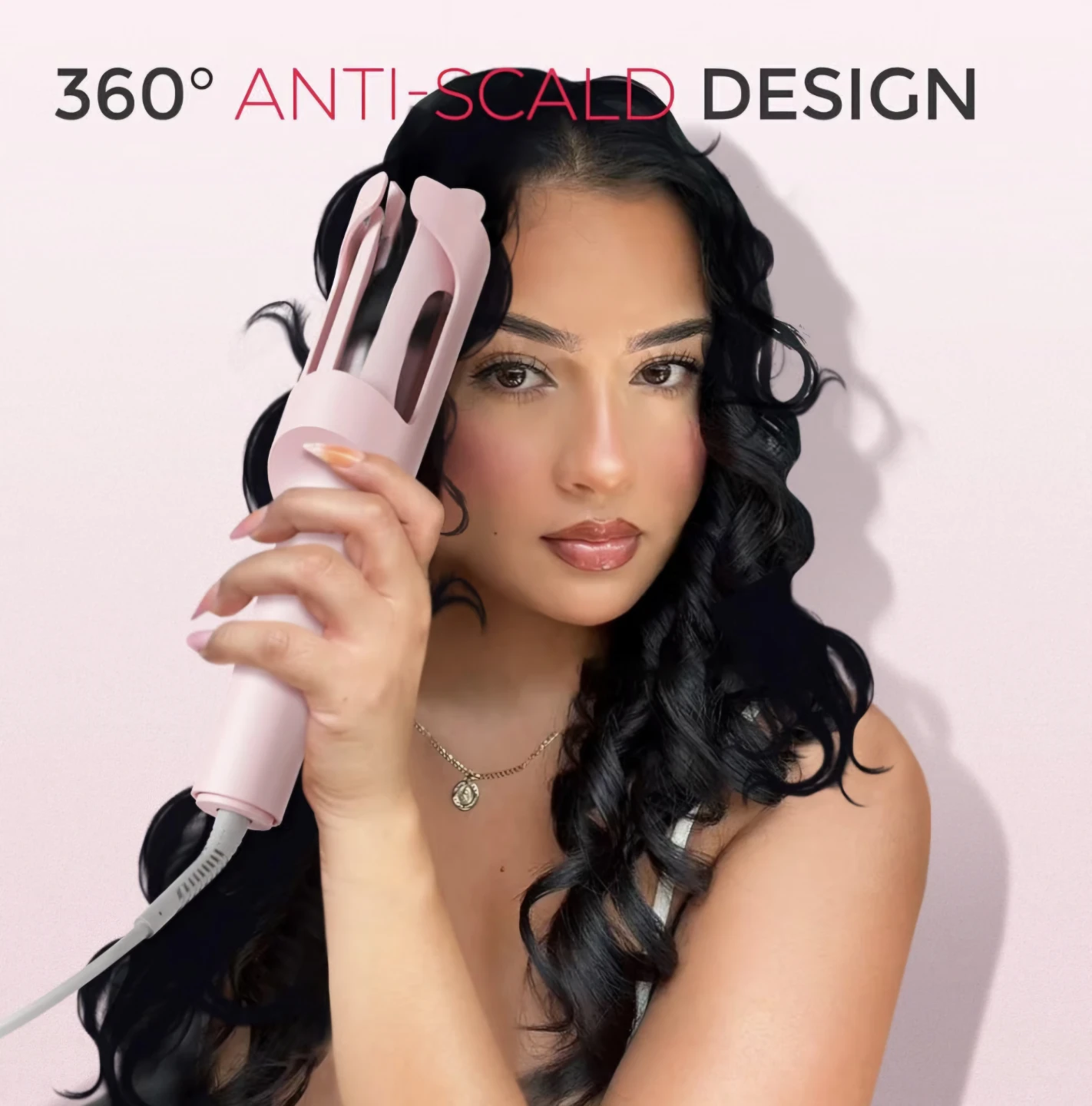 Tymo Auto Curling Iron Pink 1 inch - photo 4