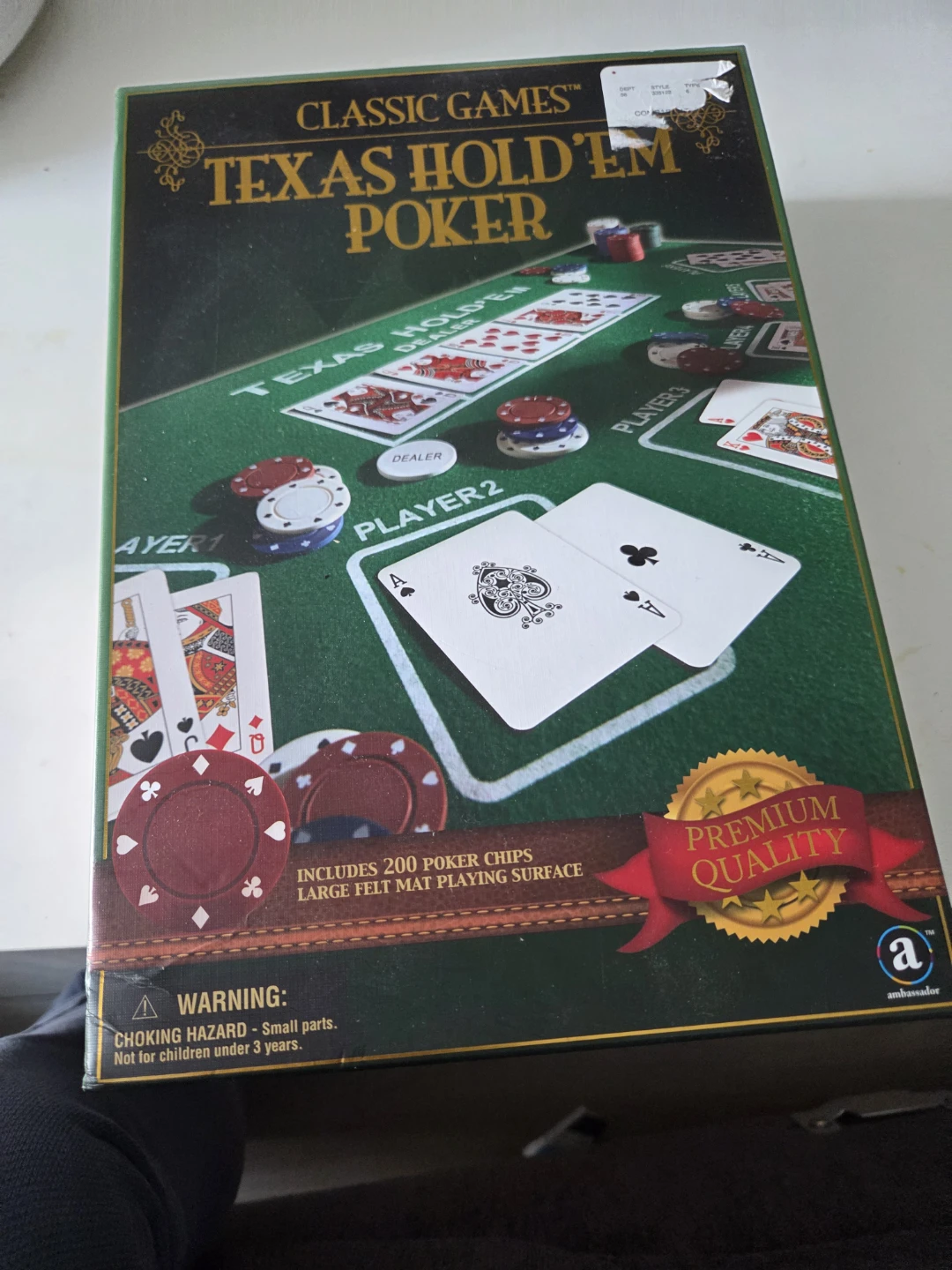 Classic Games Texas Hold'em Poker Set