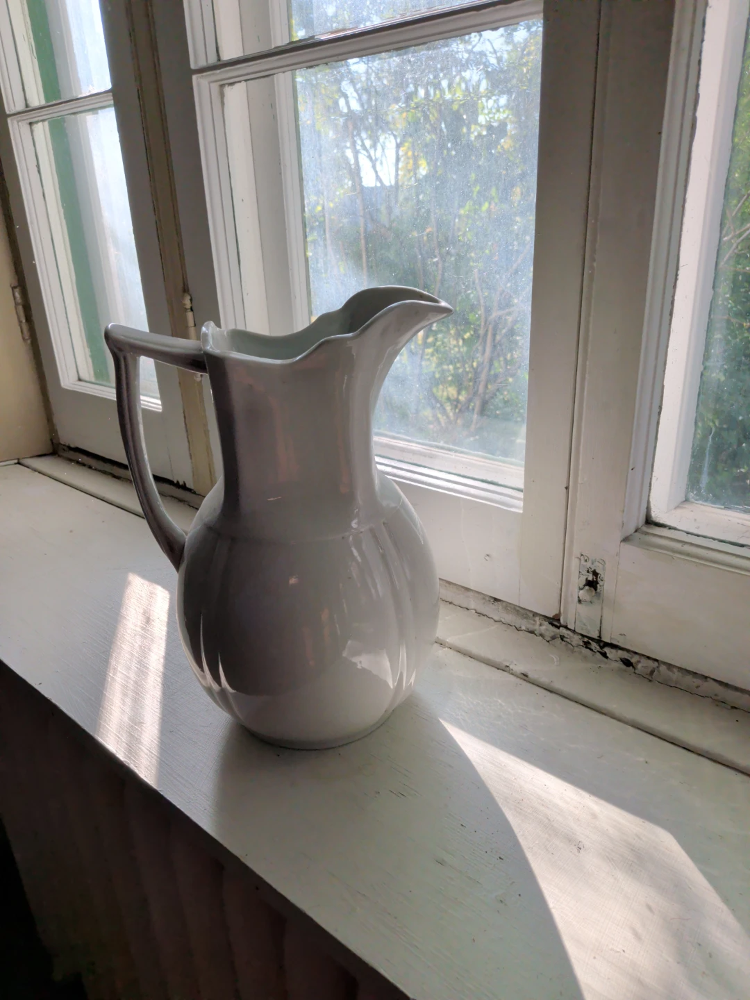 Two's Company White Ceramic Pitcher - photo 2