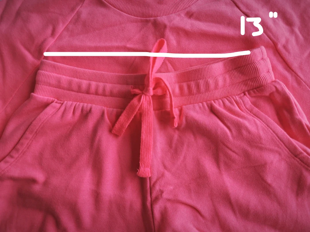 Pink Sweatshirt and Shorts Set - Size S/XS - photo 4