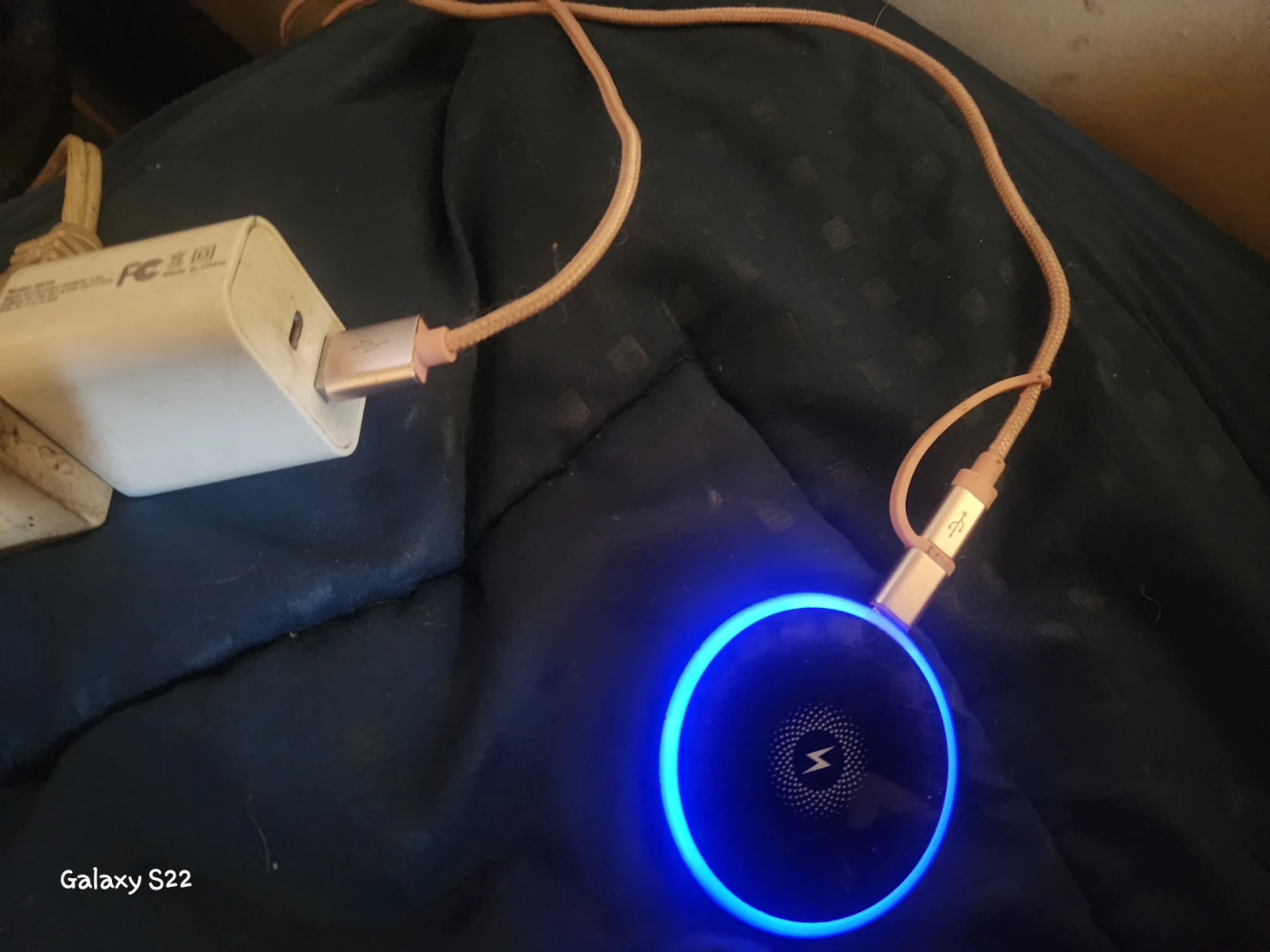 Wireless Charging Pad with Power Adapter