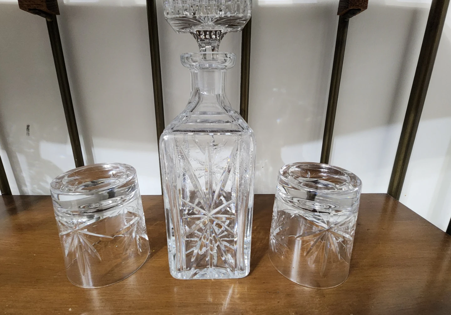 Crystal Whiskey Decanter Set