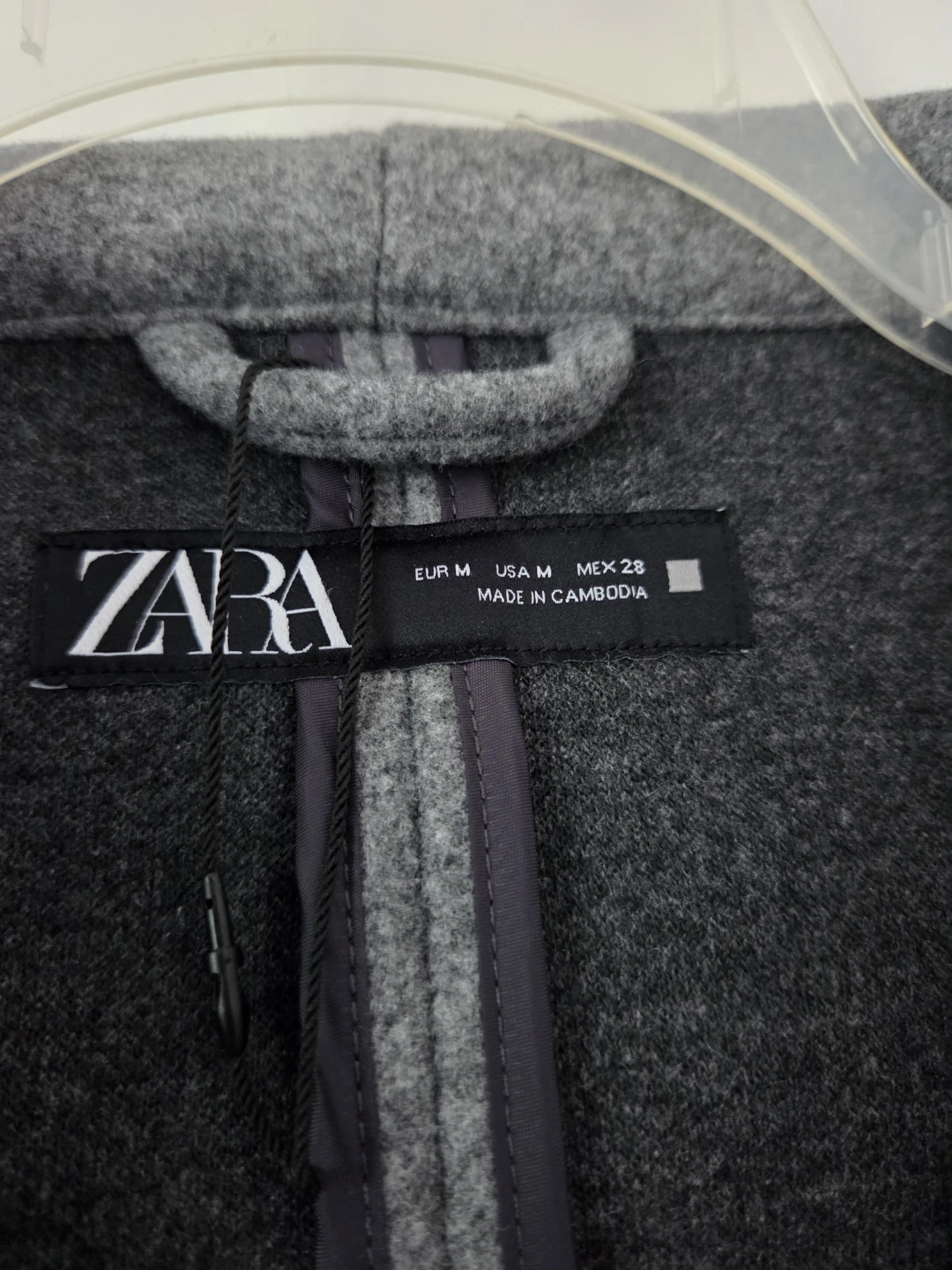 Zara Grey Hooded Coat - photo 3