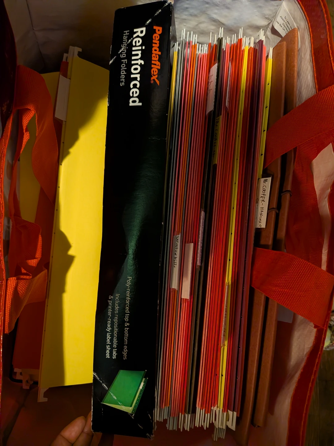 Free Colorful Hanging Folders
