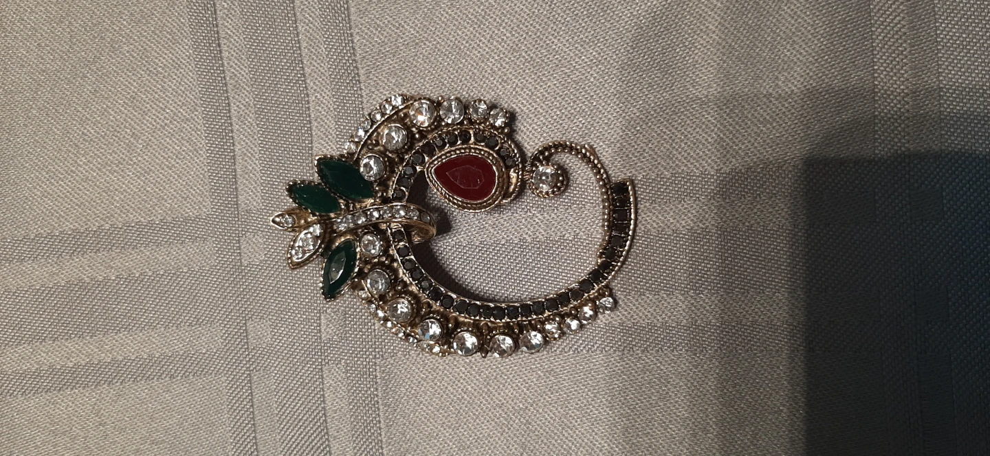 Decorative Brooch with Stones - photo 2