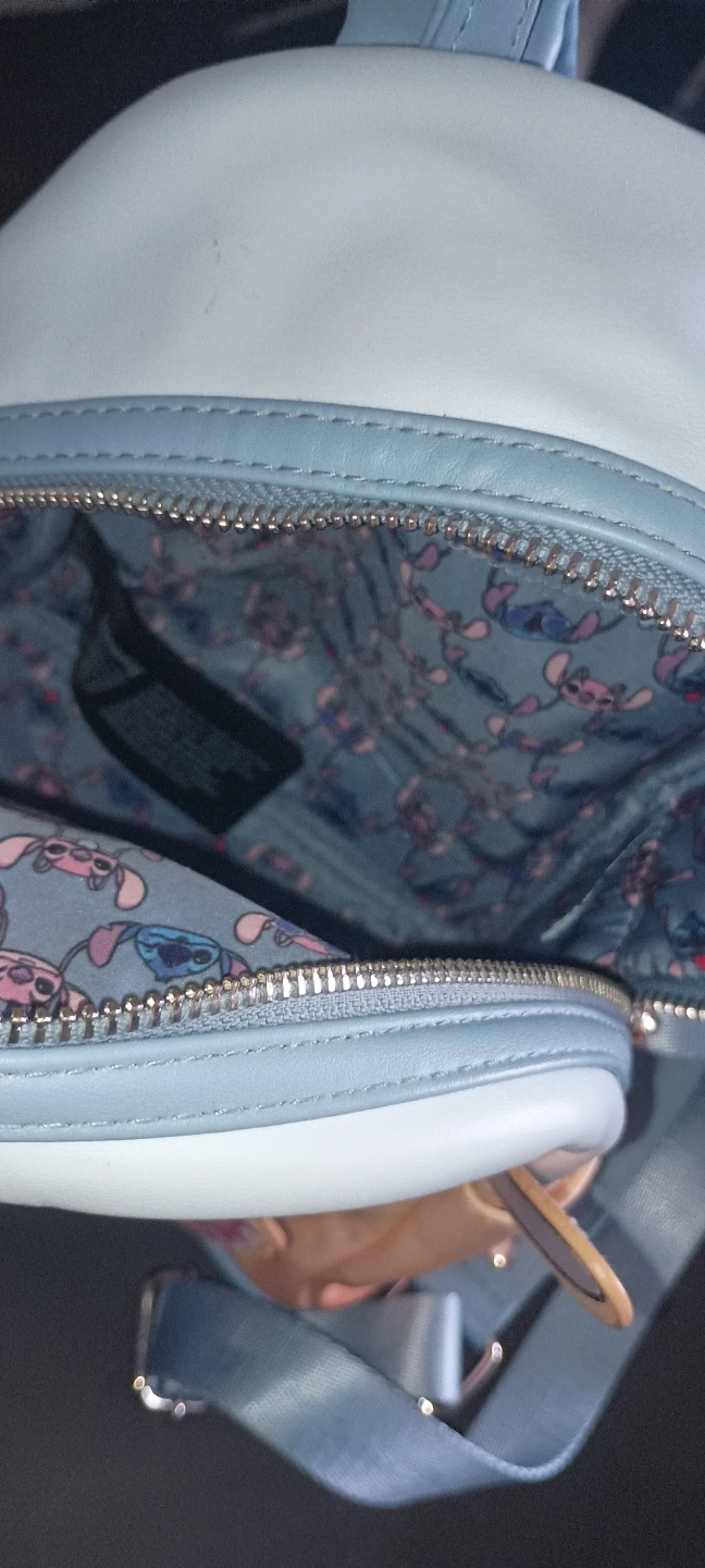 Disney Loungefly Stitch and Angel Backpack and Wallet Set - photo 2