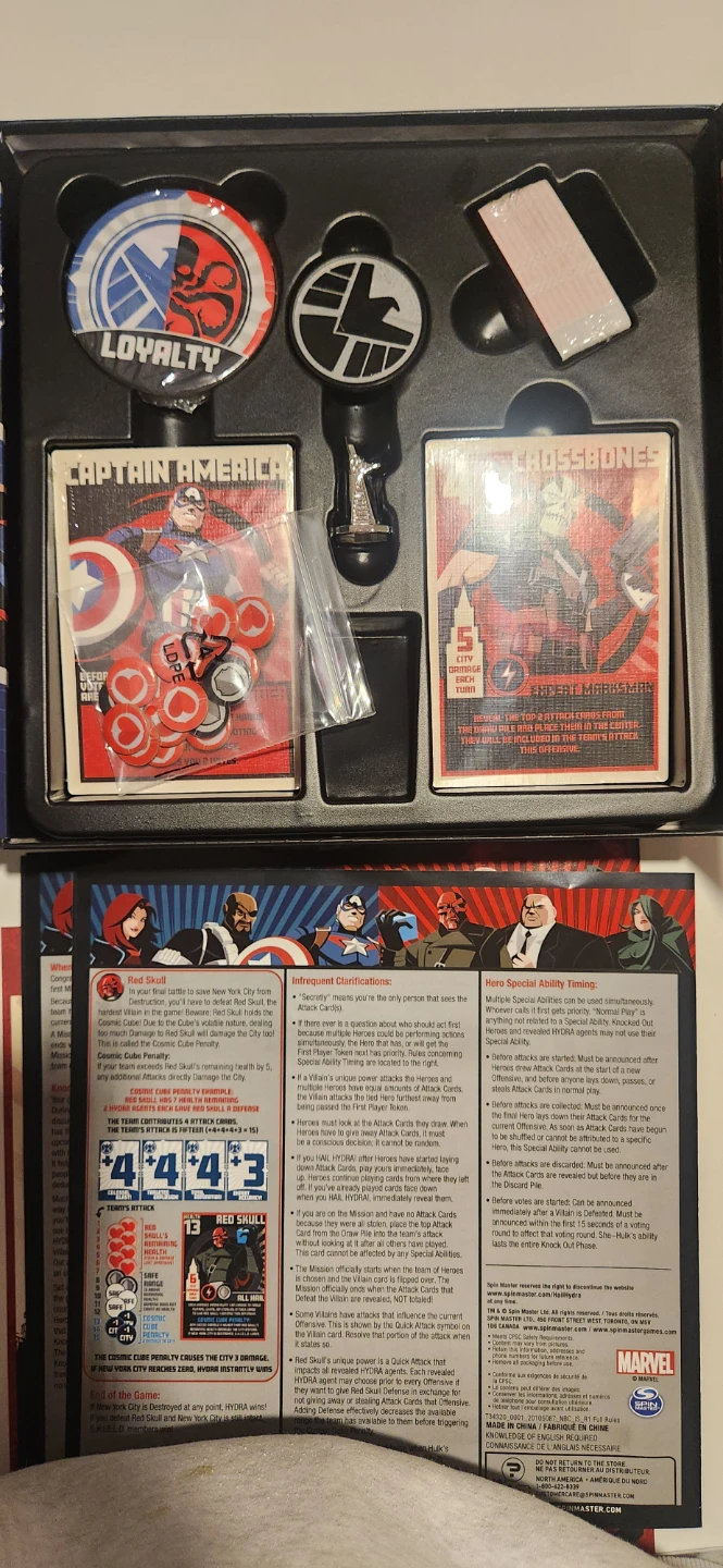 Marvel Hail Hydra Board Game - photo 3