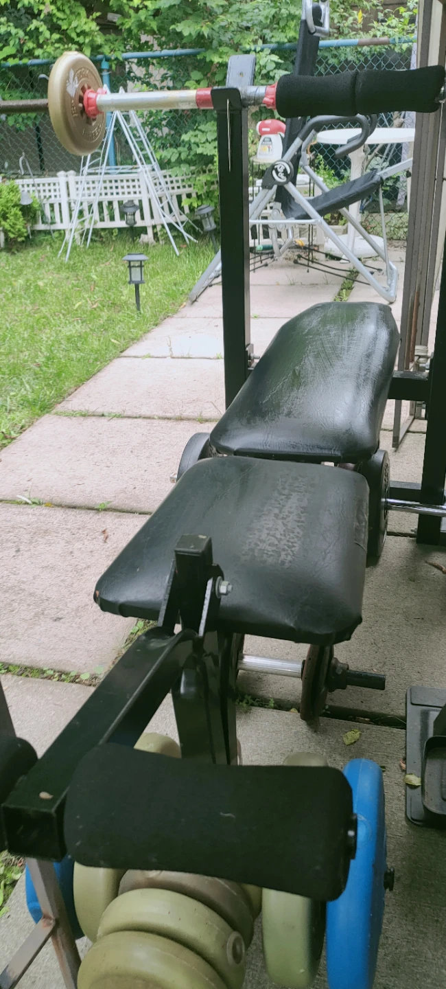 Weider Weight Bench and Weights Set - photo 3