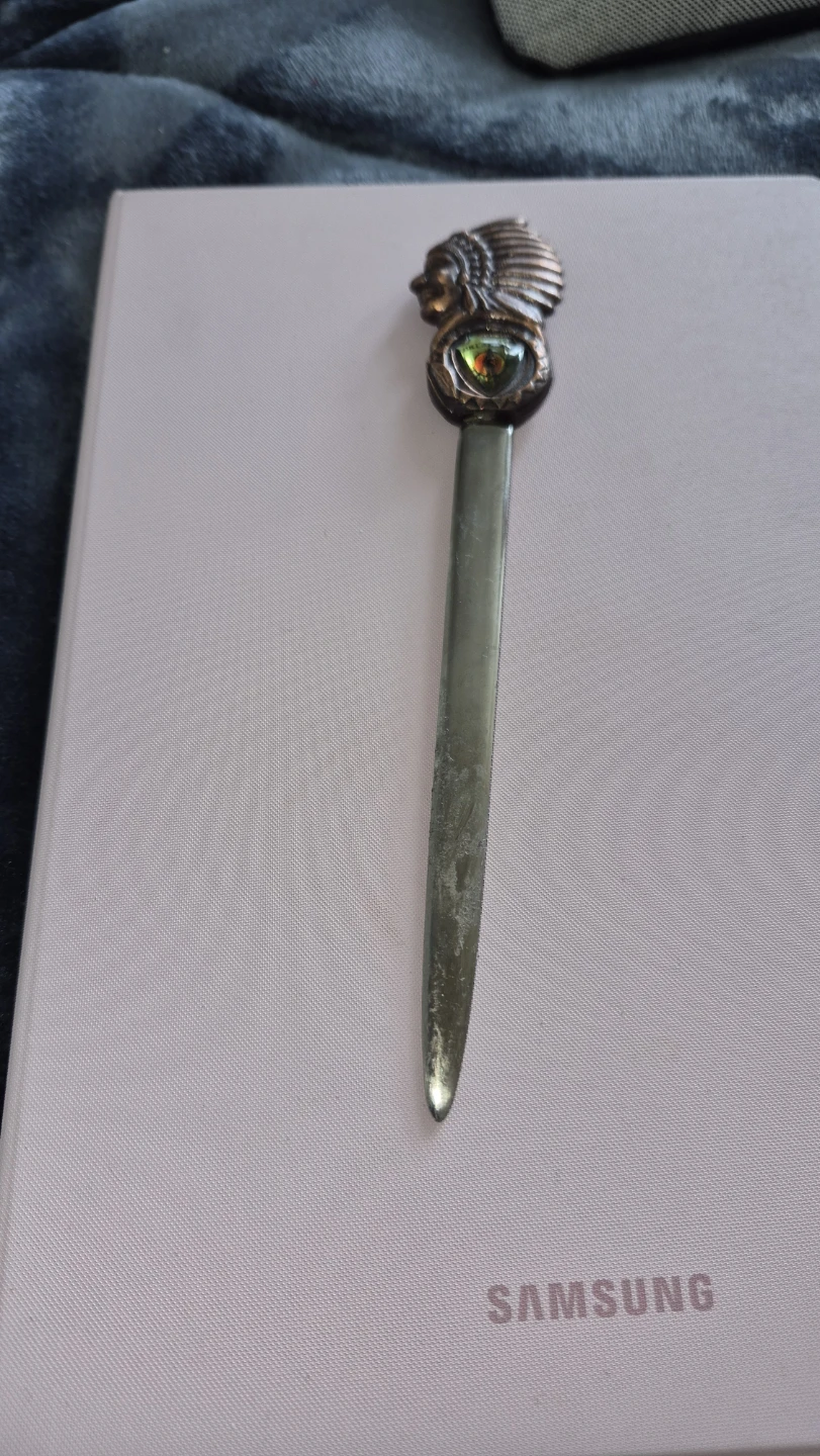 Vintage Native American Motif Letter Opener - photo 2