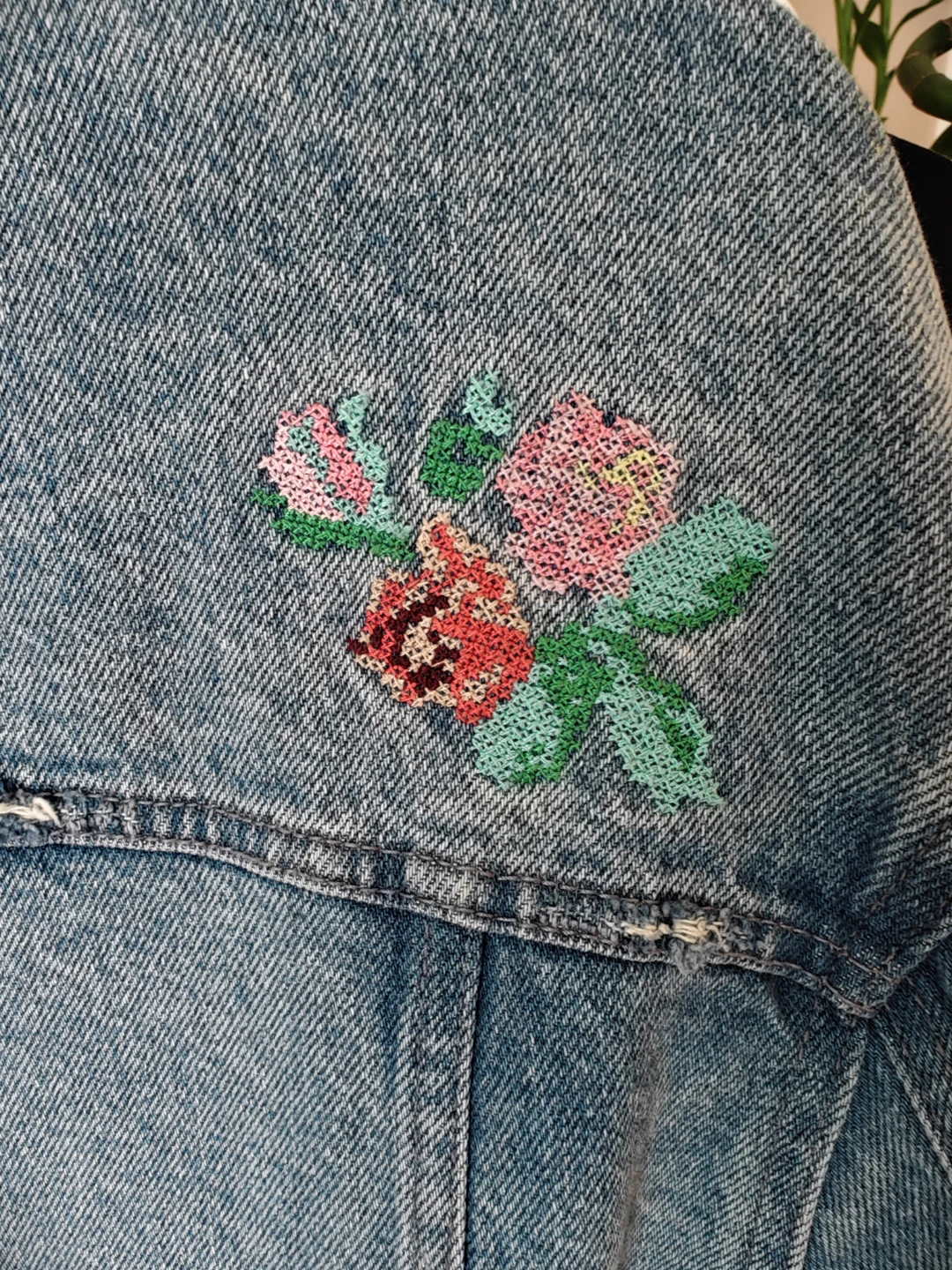 Miss Sixty Floral Embroidered Denim Jacket - photo 3