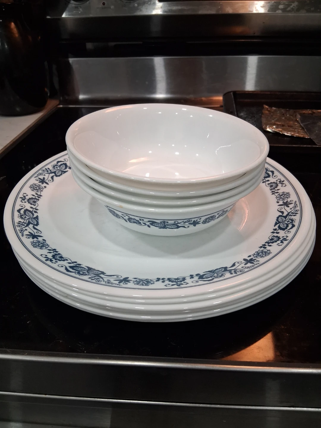 Corelle Blue Cornflower Dishes Set