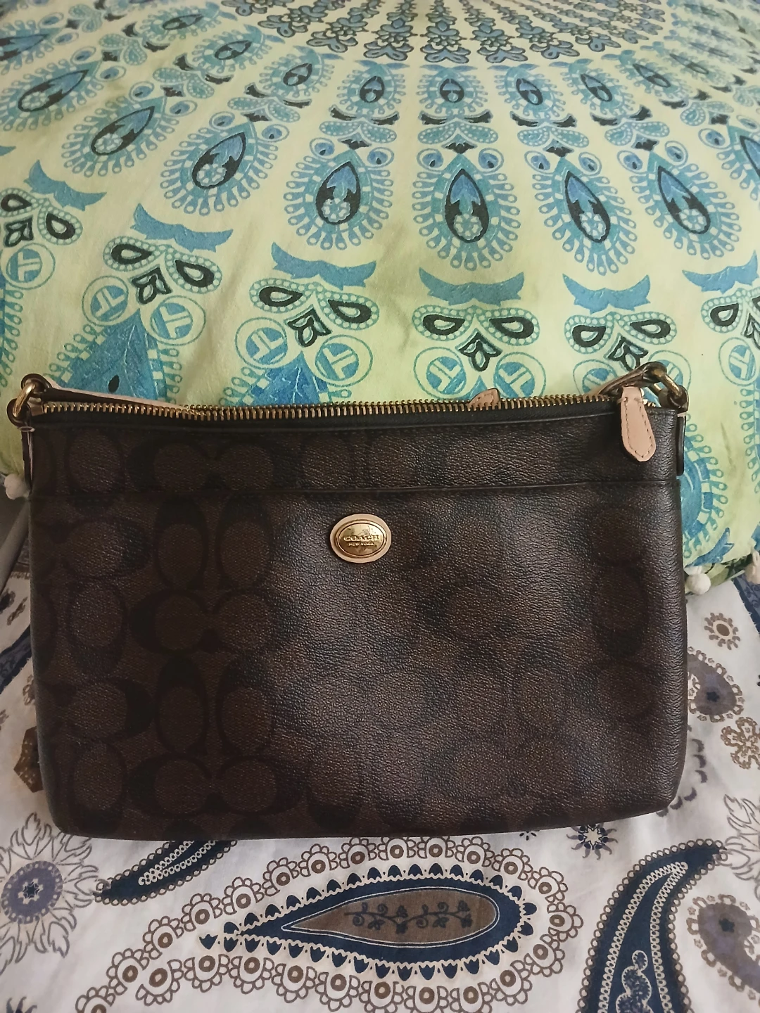 Coach Signature Print Crossbody Bag - photo 4