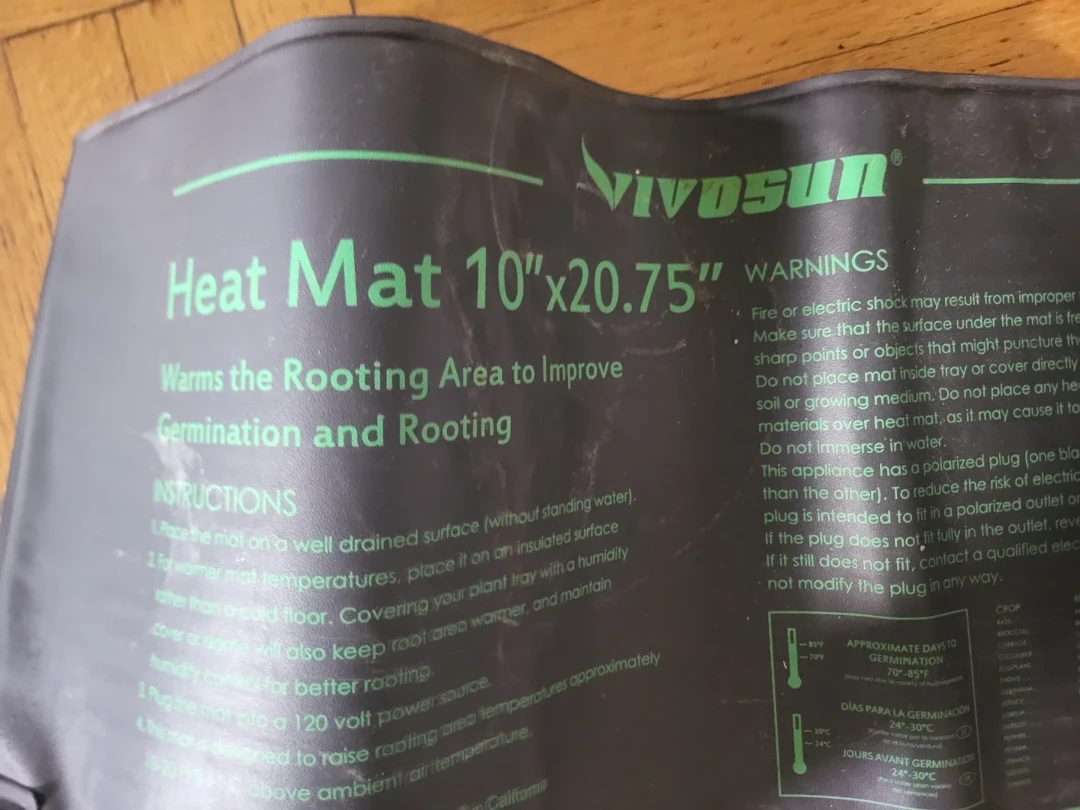 VIVOSUN Heat Mat 10"x20.75" - photo 2