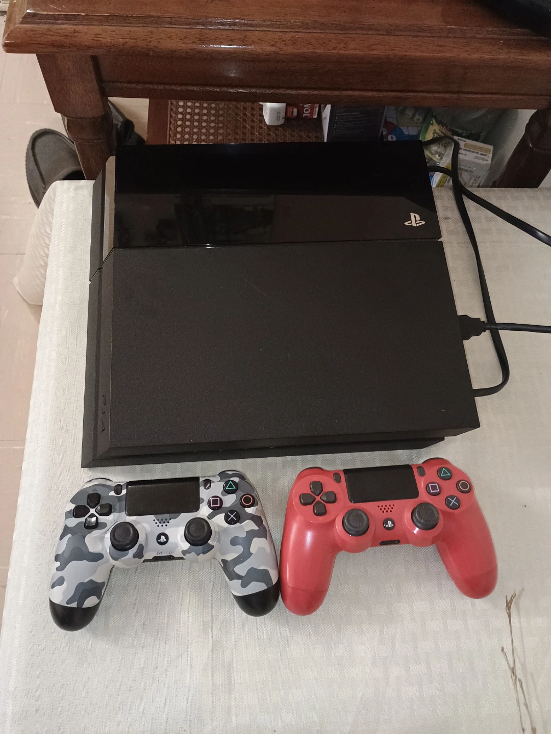 Sony PlayStation 4 with 2 Controllers - photo 3
