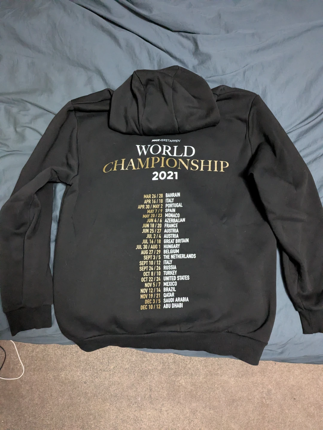 Max Verstappen 2021 World Champion Hoodie - photo 2