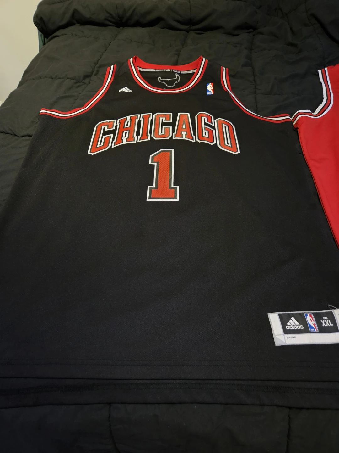 Two Derrick Rose Chicago Bulls Jerseys - photo 2
