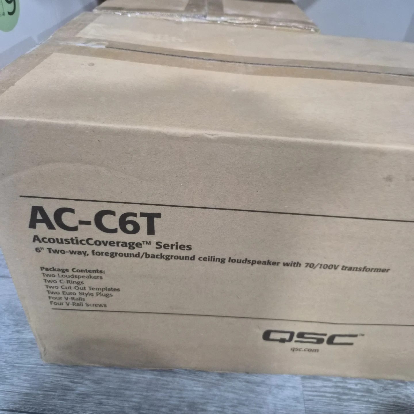 2 PAIR QSC AC-C6T AcousticCoverage Series Ceiling Loudspeakers - photo 3
