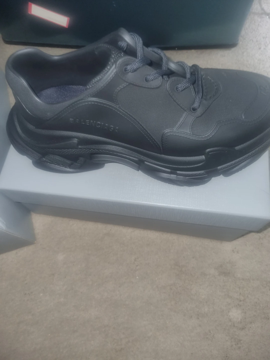 Balenciaga Triple S Black Sneakers