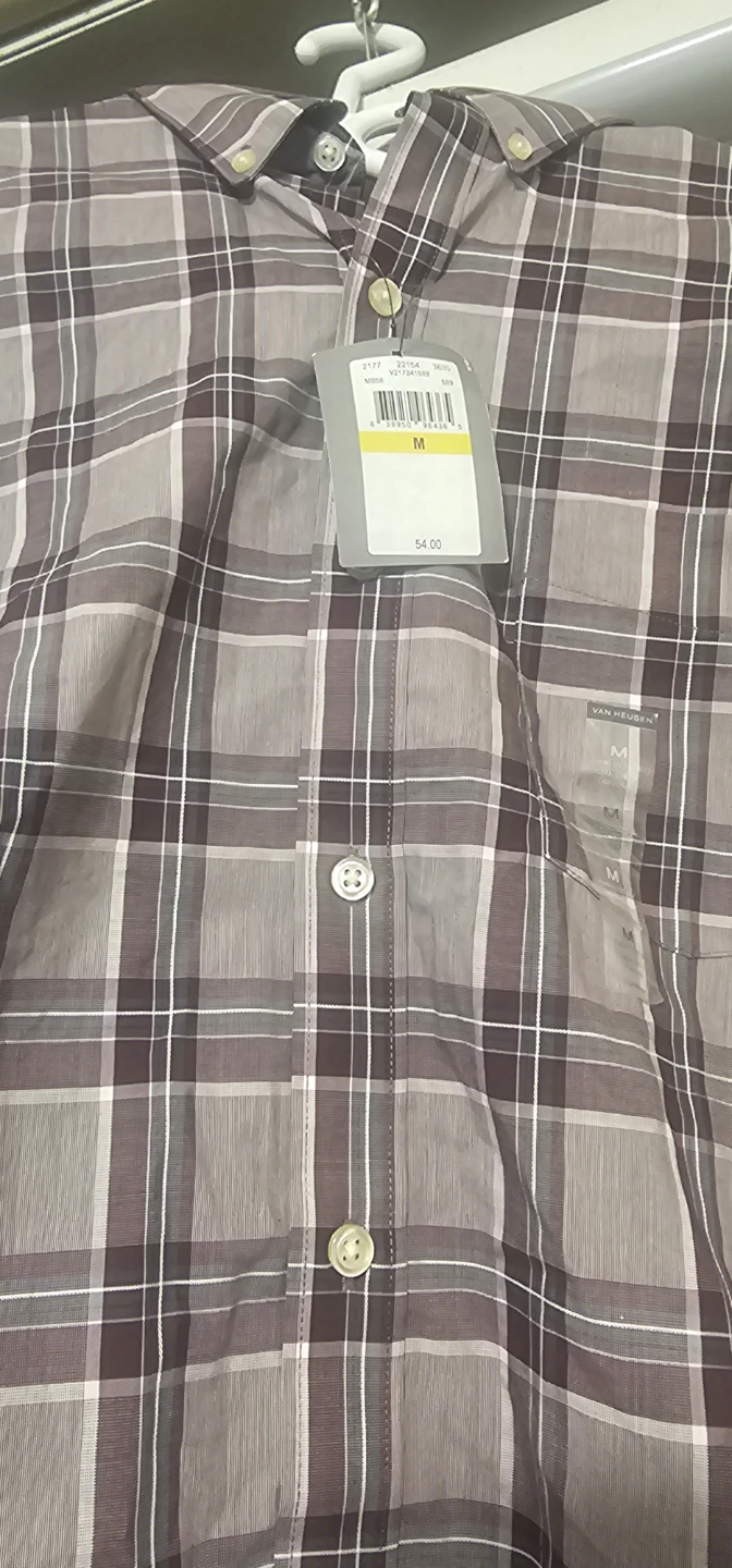 Van Heusen Men's Plaid Shirt - Size M - photo 2