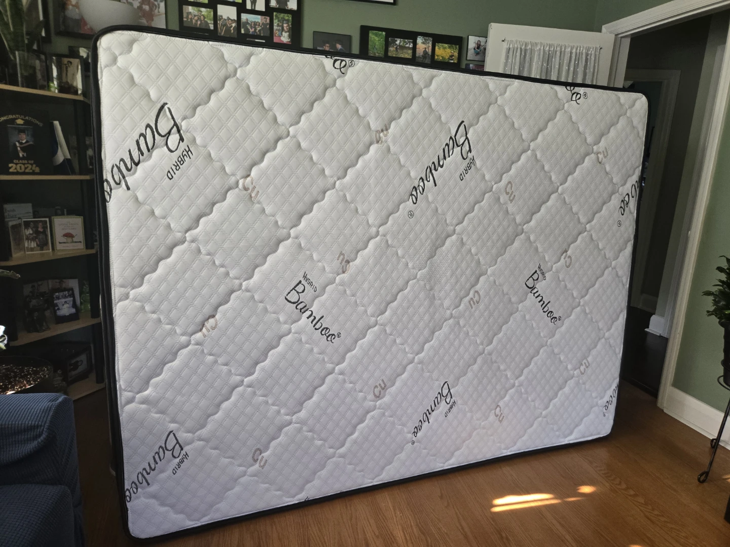 Queen size Bamboo Hybrid 8 inch firm Mattress - photo 3