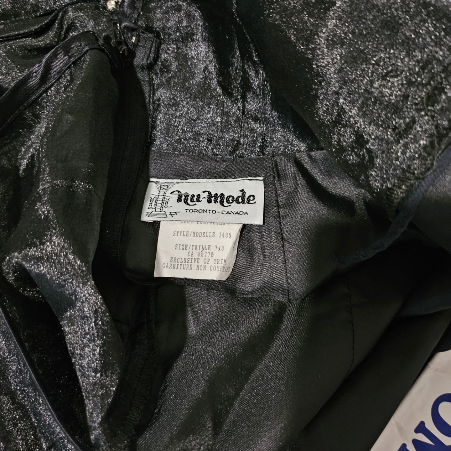 Nu-Mode Black Formal Dress Size 7/8 - photo 5