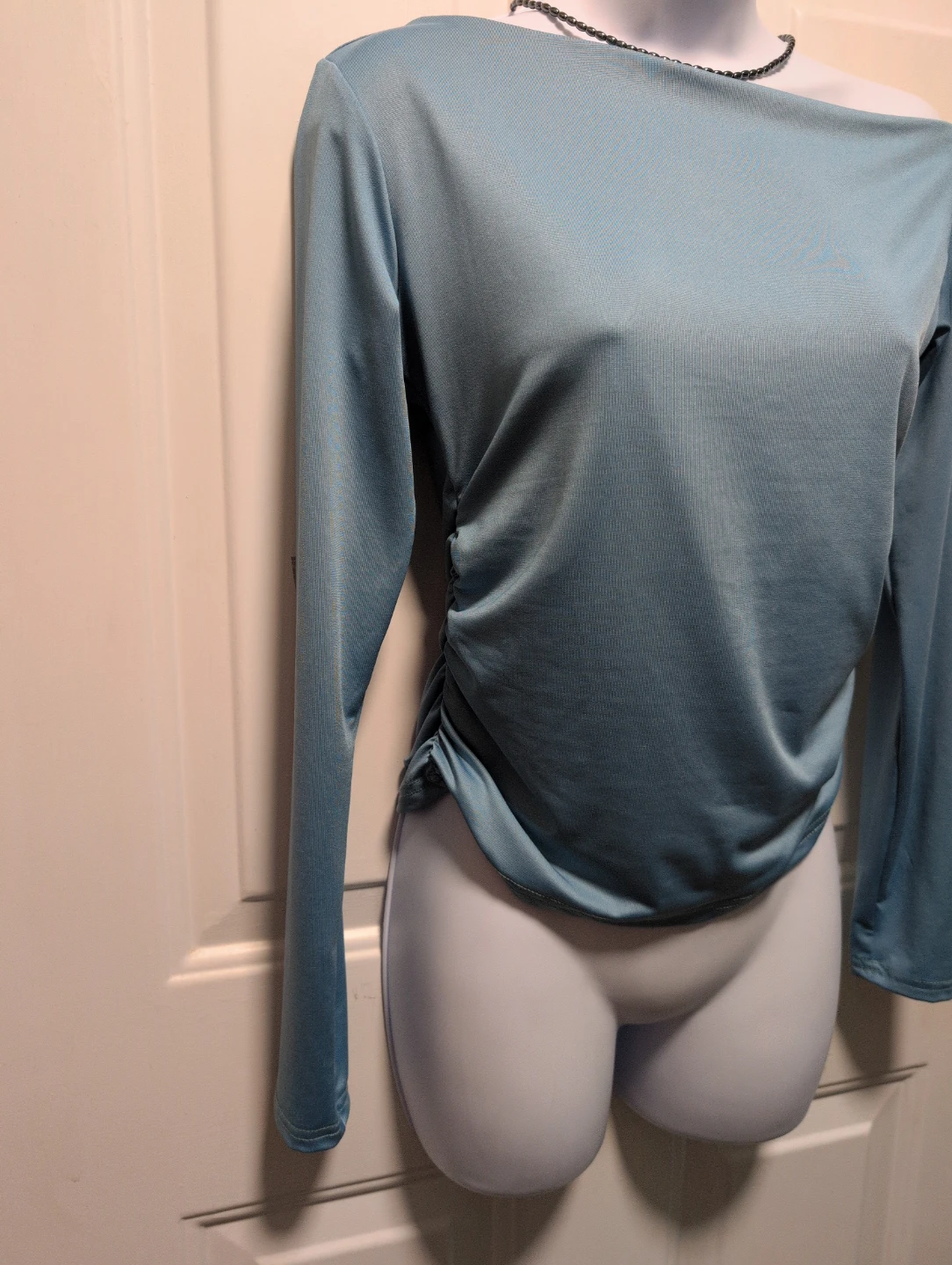 Blue Long Sleeve Top Size M - photo 2