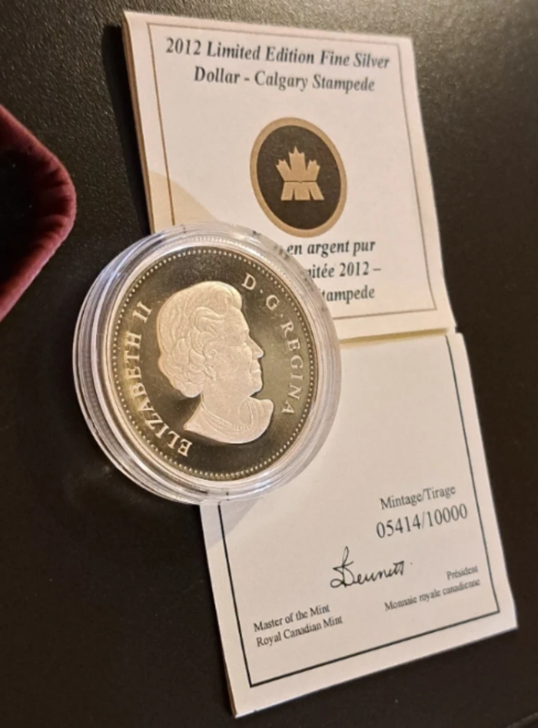 2012 Royal Canadian Mint Calgary Stampede .9999 Silver Dollar - photo 4