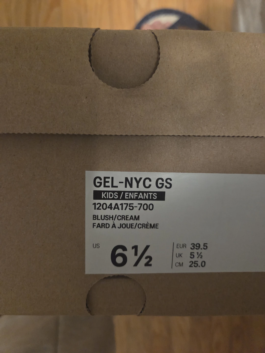 Asics Gel-NYC GS Blush/Cream Sneakers - photo 3