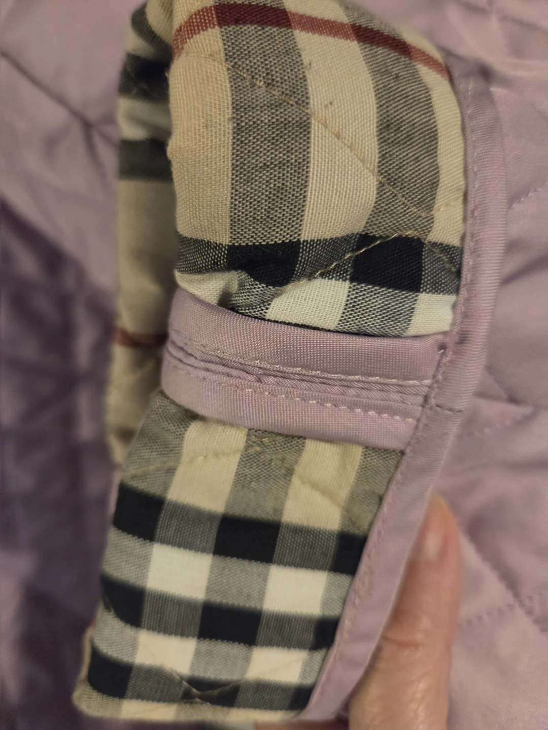 Burberry London Lilac Quilted Jacket xsmall - photo 4