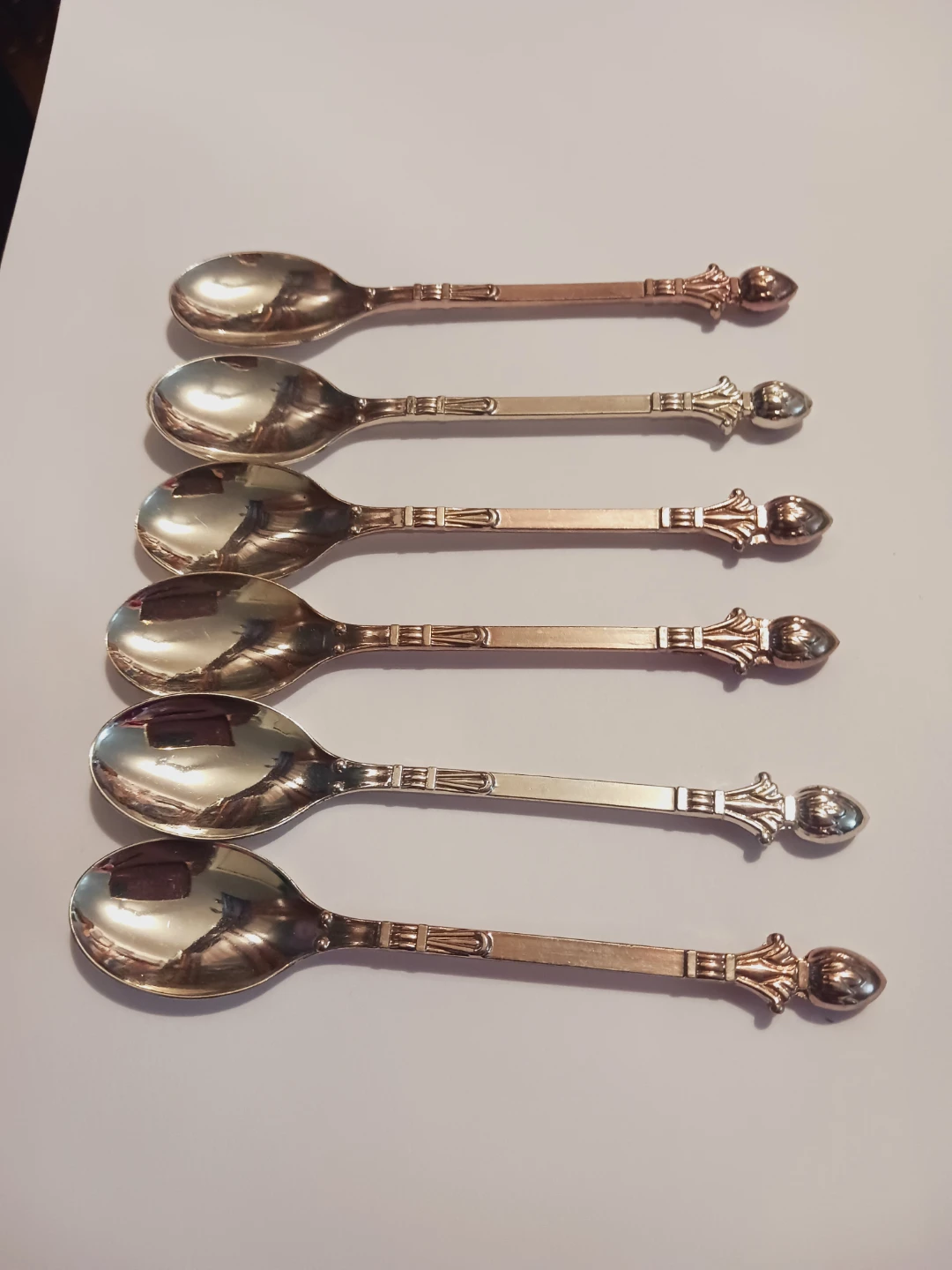 Set of 6 Beautiful Small Demitasse spoons - photo 3