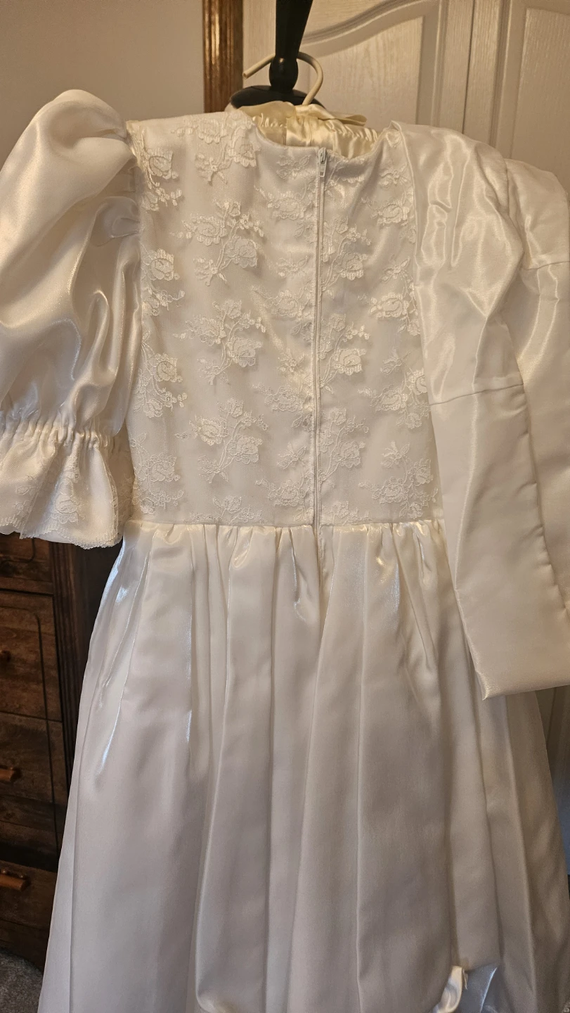 White lace formal dress - made for 1st Communion - photo 5