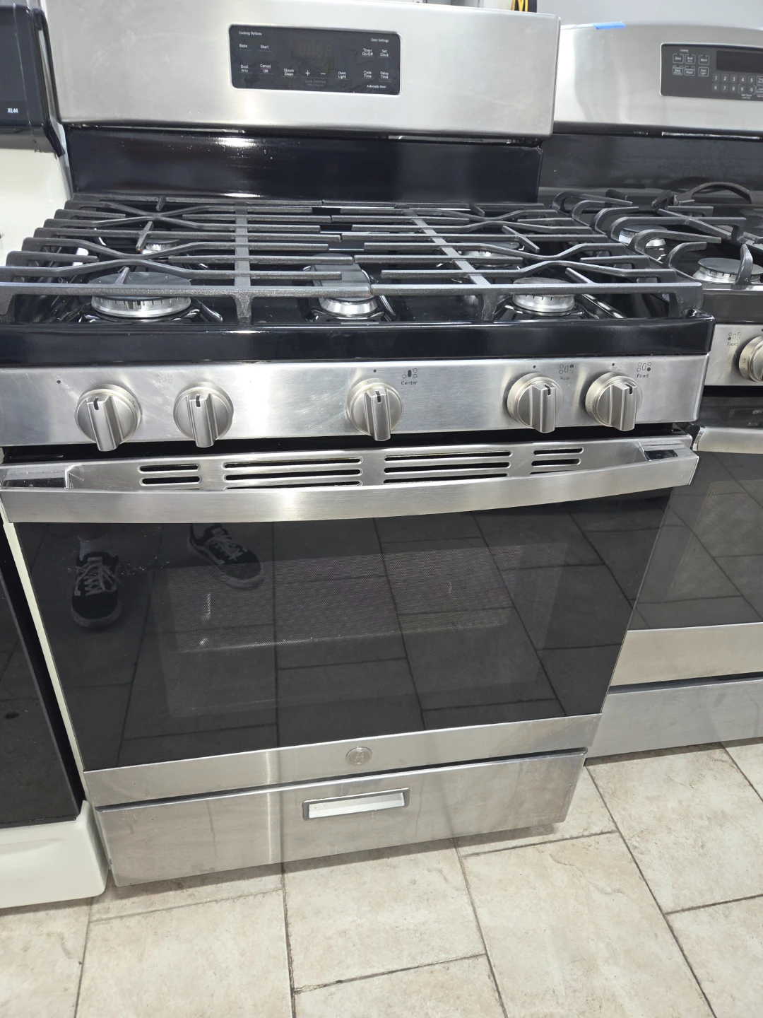 GE Stainless Steel Gas Range