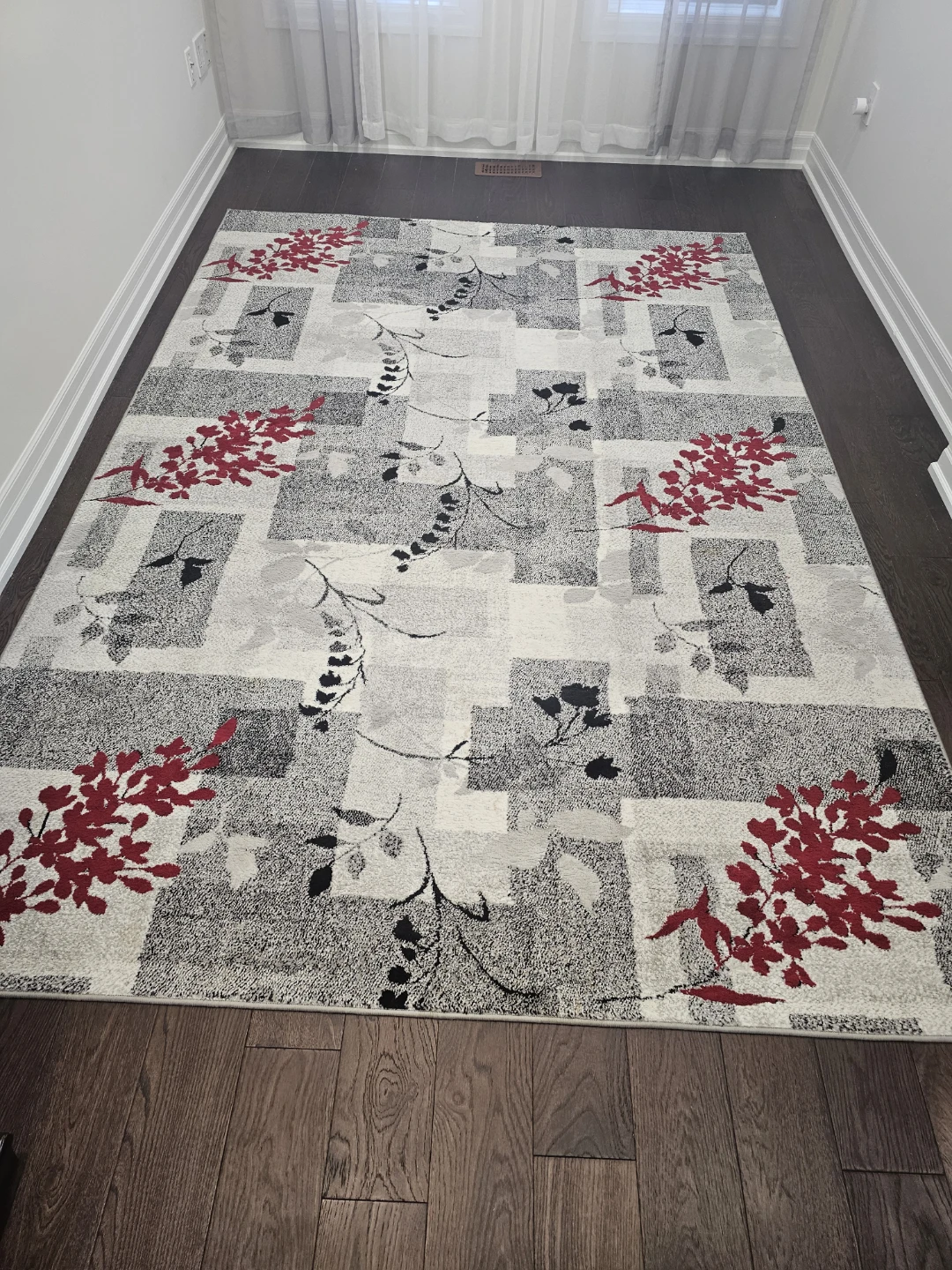 Elite Oslo Red & Grey Carpet