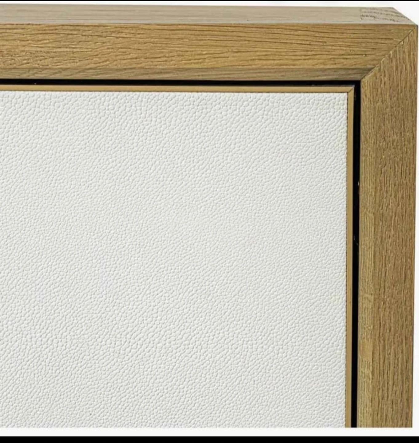 Modern Wood and Cream Four-Door Sideboard - photo 4