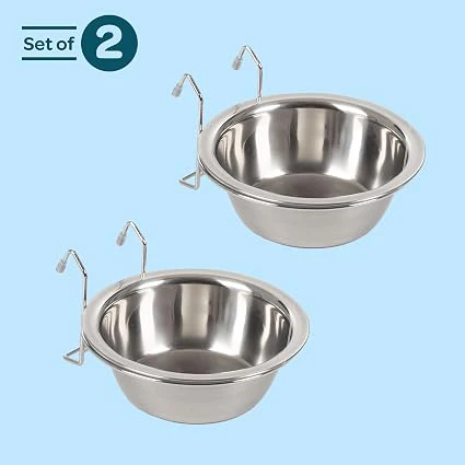Petmaker Stainless Steel Hanging Bowl Set - photo 3