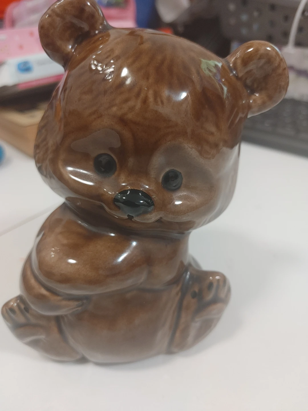Vintage Ceramic Bear Figurine DK.