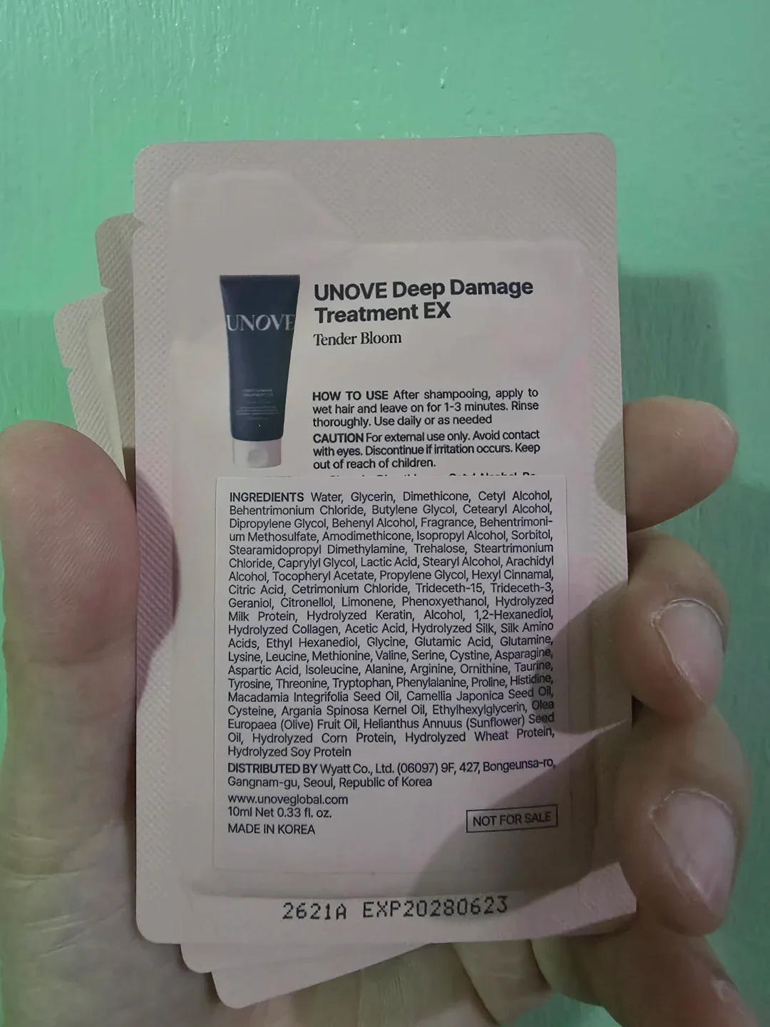 UNOVE Deep Damage Treatment EX Samples 3ct 🏈 - photo 2
