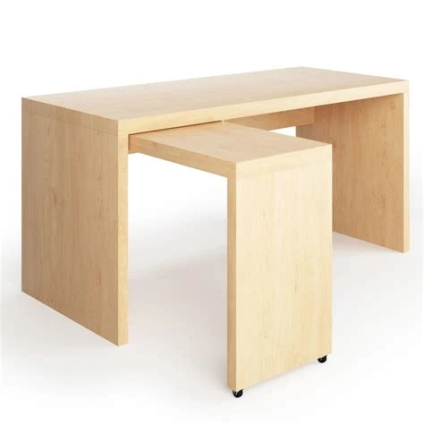 IKEA MICKE Desk with Add-on Unit - photo 2