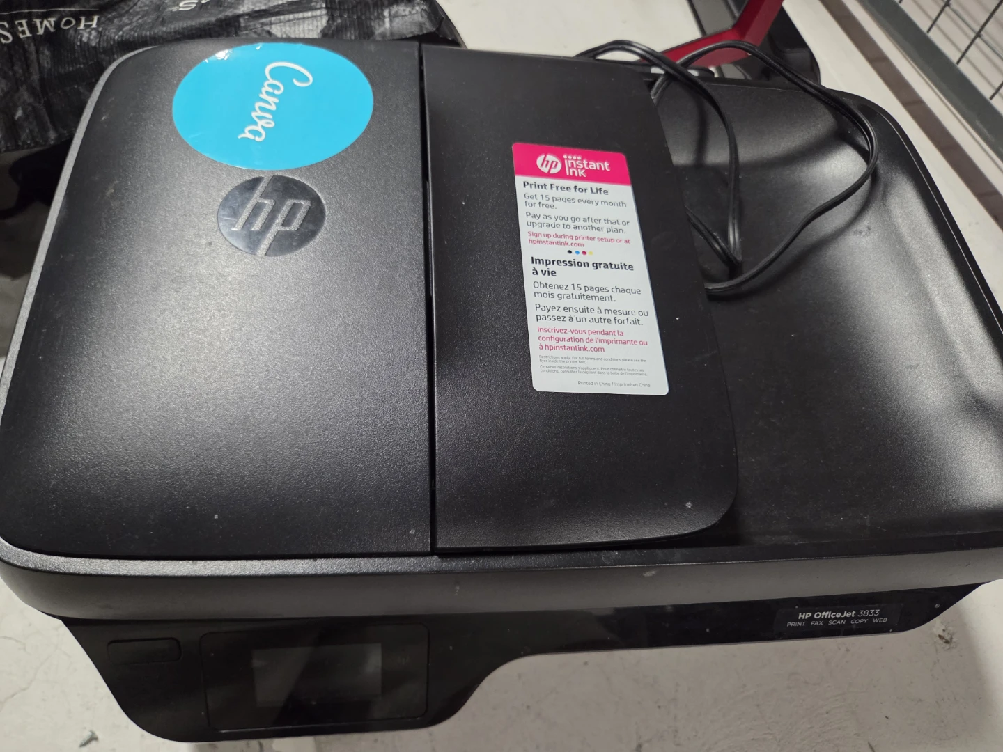 HP OfficeJet 3833 All-in-One Printer - photo 3