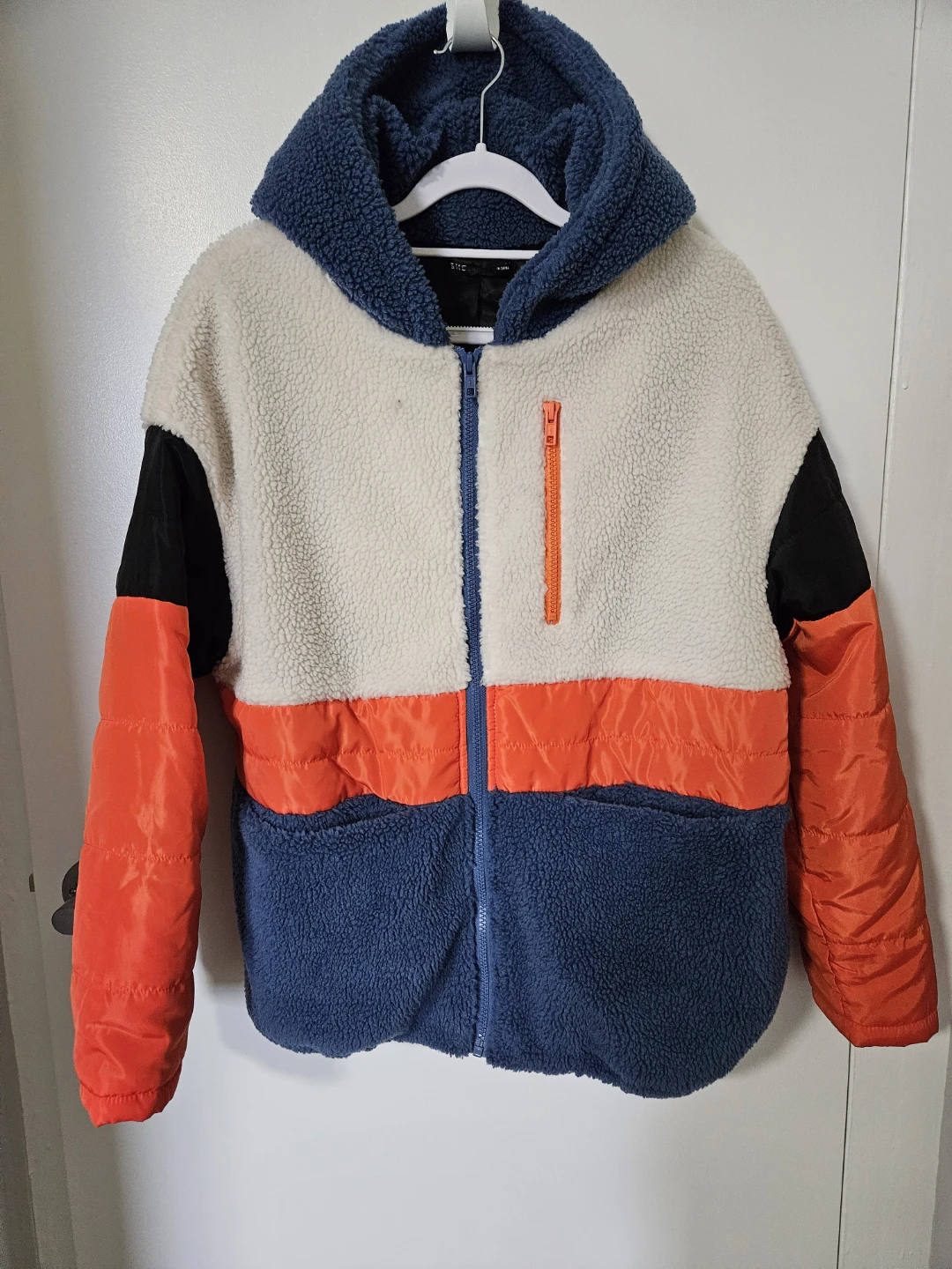 Colourblock Fleece Hooded Jacket - photo 3