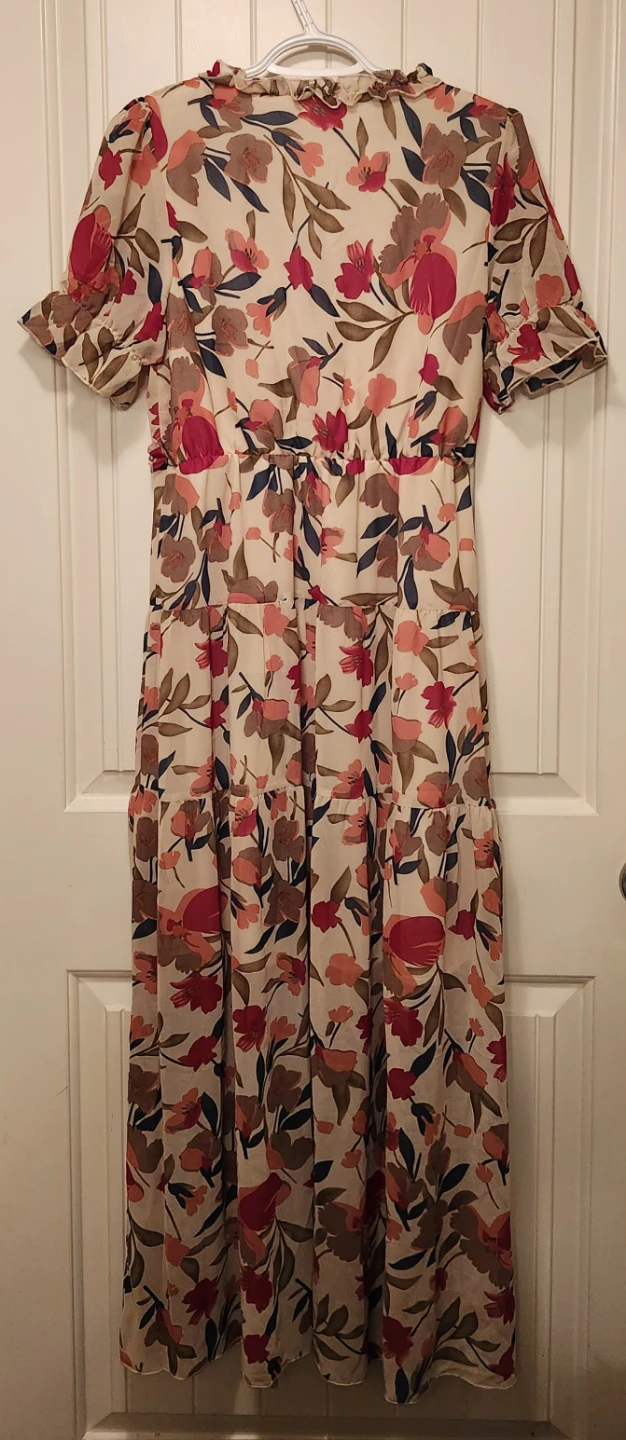 Floral Print Maxi Dress - photo 2