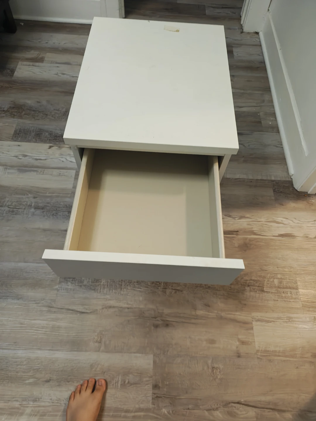 White 2-Drawer Rolling Cabinet - photo 2